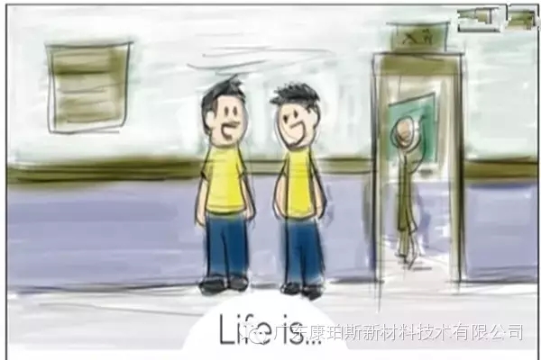 人生就是。。。 和好朋友在教室外面一起罰站